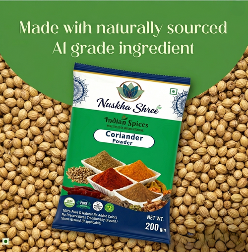 Nuskha Shree | Indian Spices Green Coriander Powder 200 gms